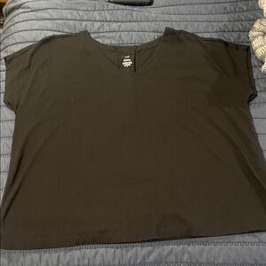 J. Jill Black Short Sleeve Tee